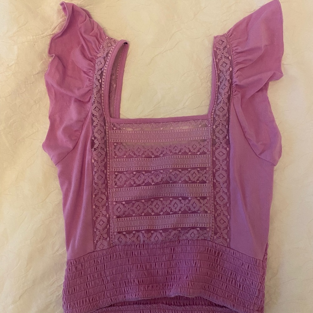 Zara purple top
